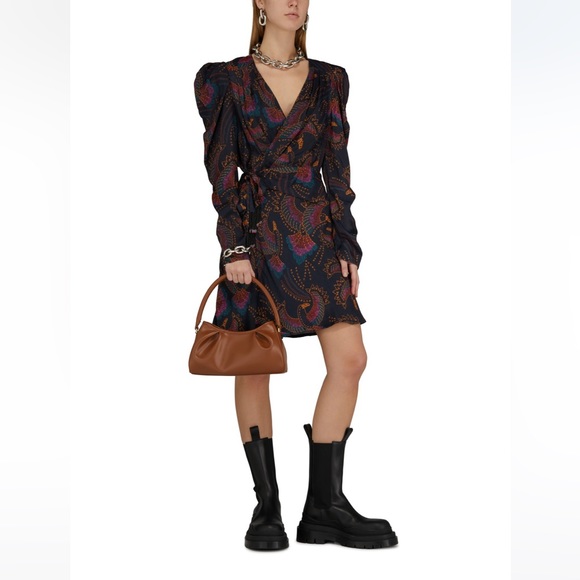 ✨SALE✨ FARM Rio Toucans Long Sleeve Wrap Dress ✨SALE✨ - Picture 7 of 17